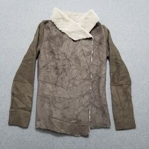 Madison‎ & Lola Cardigan Sweater Womens Small Brown Long Sleeve